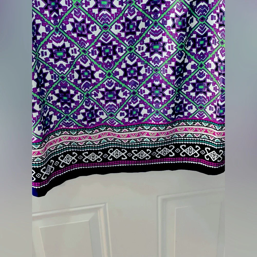 $140 NWT Nanette Lepore MULTI PURPLE LUXURIOUSLY SOFT SWIMSUIT COVER UP DRESS - Picture 12 of 13